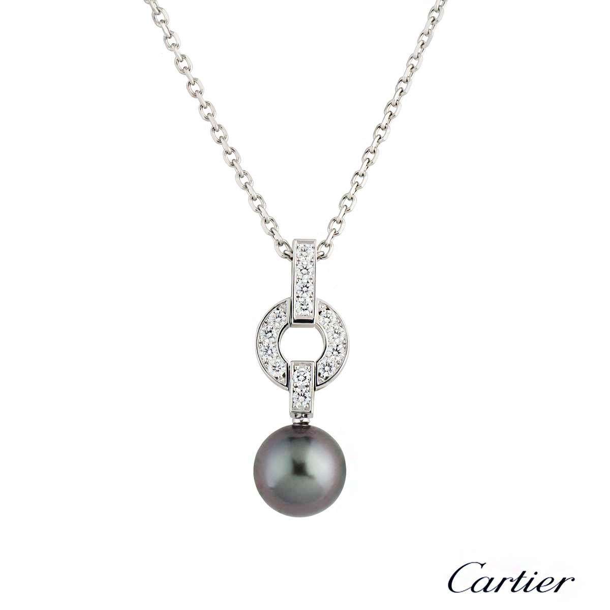 cartier pearl pendant